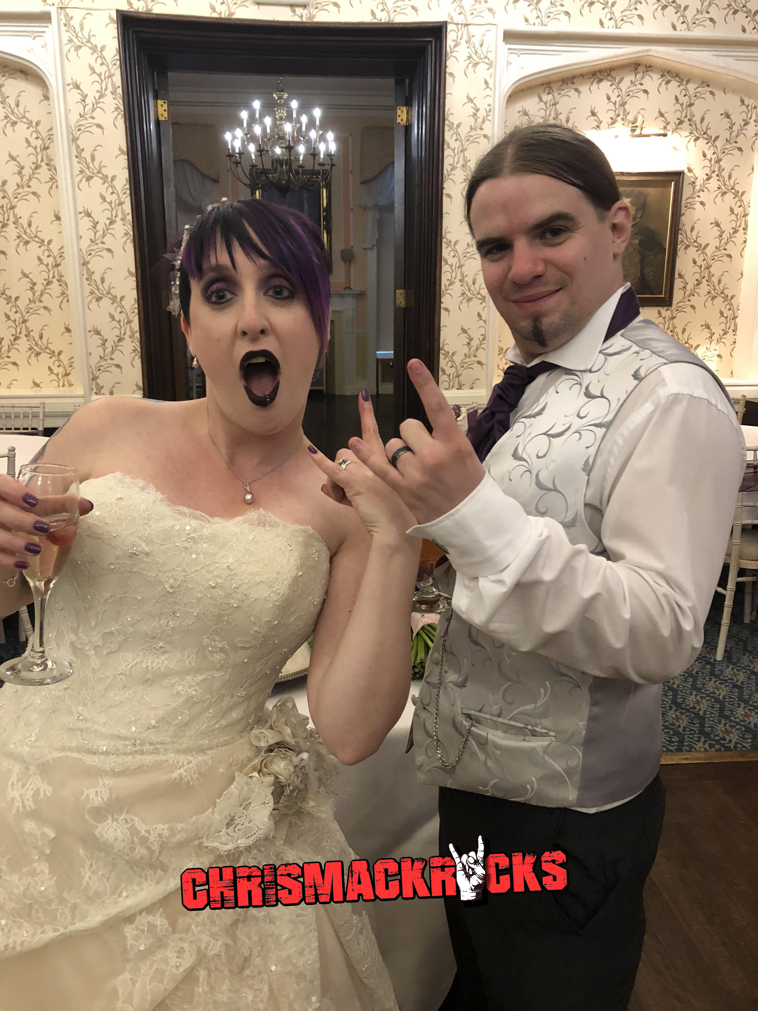 Rowton Castle Rock Wedding Disco